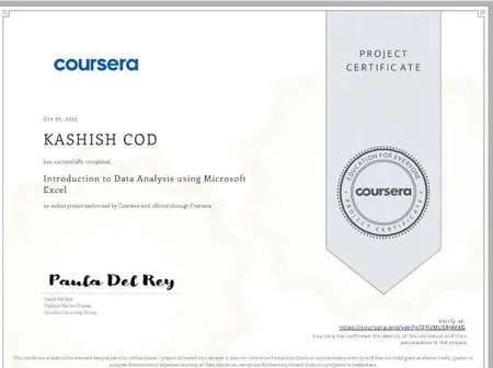 Introduction to Data Analysis using Microsoft Excel