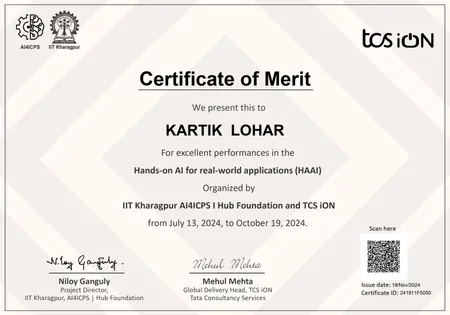 Hands-on approach to AI for real-world applications (from IIT Kharagpur)