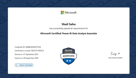 Microsoft Certified: Power BI Data Analyst Associate