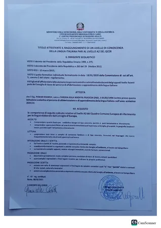 A1 & A2 _Italian _Language_Certification