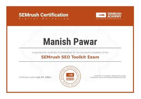 Digital Marketing (SEO)_Certification