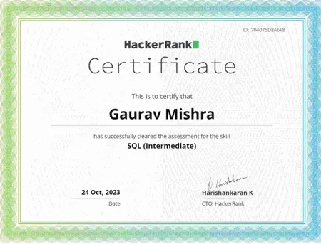 SQL (Intermediate)