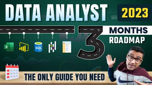 Complete Data Analyst Roadmap 2023 | Learn data analytics skills in 3 months