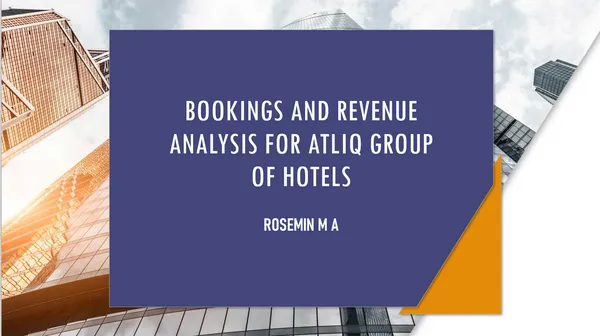 Atliq Group Of Hotels - Revenue Analysis