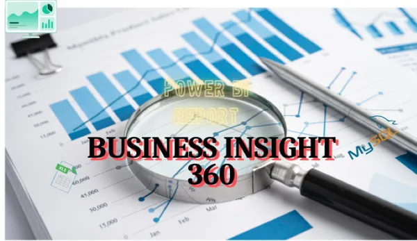 BUSINESS INSIGHT 360  Dashboard for Finance, Sales, Marketing, Supply Chain and Excecutive