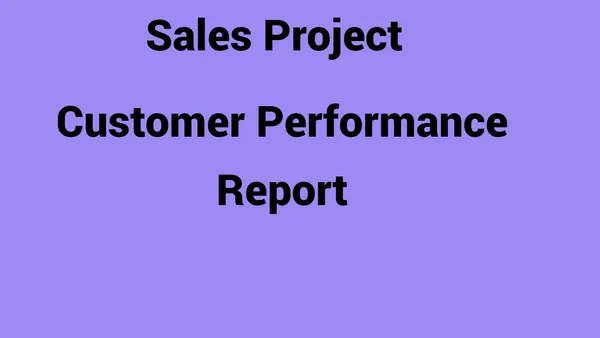 Sales Analysis
