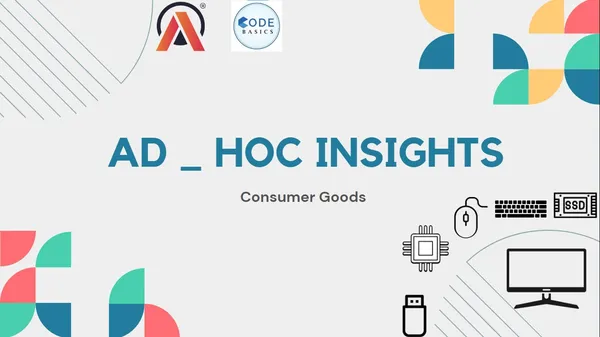 Ad-hoc insights in  consumer goods domain