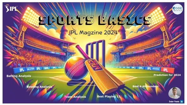 Analyse historical IPL data for a Sports Magazine