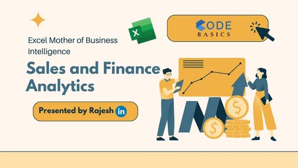 Sales and Finance Analytics on Excel