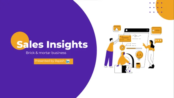 Sales Insights – Brick & mortar business