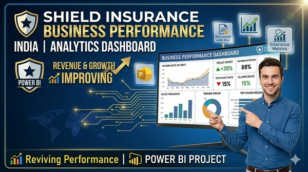 Shield Insurance Business Performance Dashboard | Power BI