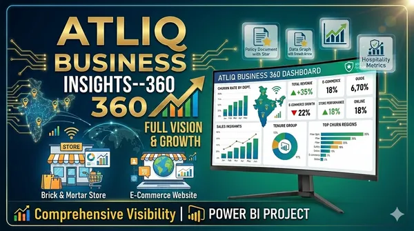 AtliQ Business Insights 360: End-to-End Analytics Dashboard