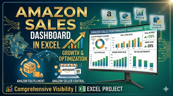 Amazon Sales Dashboard in Excel