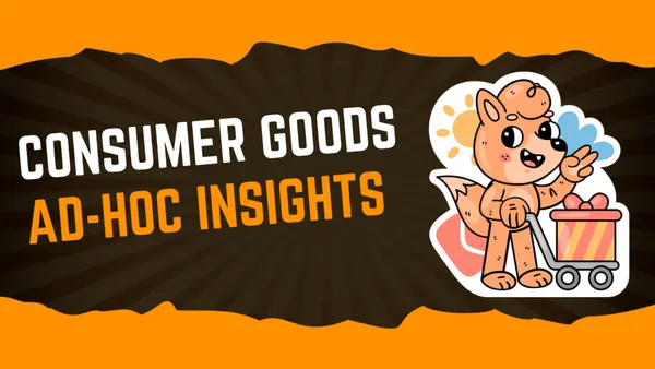 Consumer Goods AD-HOC Insights💡