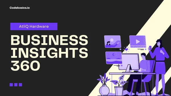 Business Insights 360 : BI Dashboard for Finance, Sales, Marketing, and Supply Chain