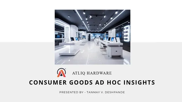 Ad Hoc Insights - Providing Insights to Consumer Goods Management