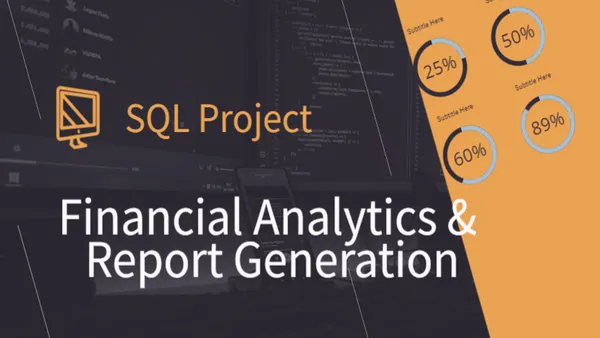 Finance Analytics & Report Generation