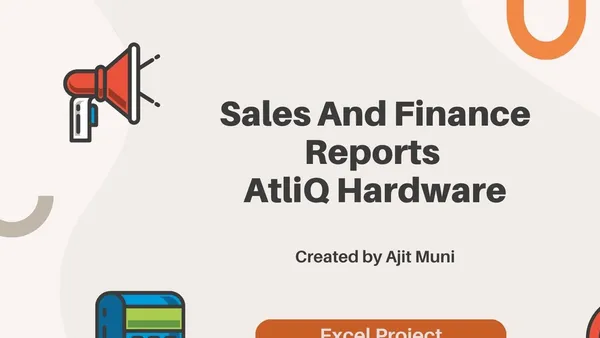 Sales & Finance Reports of AtliQ Hardwares