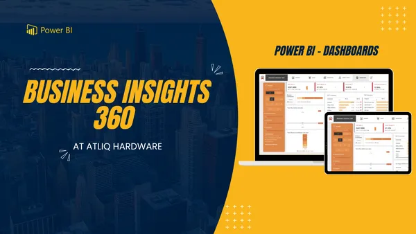 Business Insights 360 Dashboard for Finance, Sales, Marketing and Supply Chain