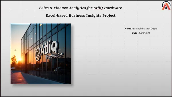 Sales and Finance Analytics Project for AtliQ Hardware