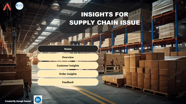 Insights for Supply Chain Issue