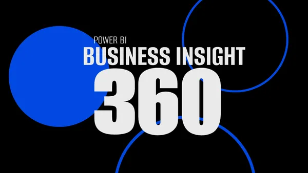 Business Insights 360 Dashboard for Finance, Sales, Marketing and Supply Chain