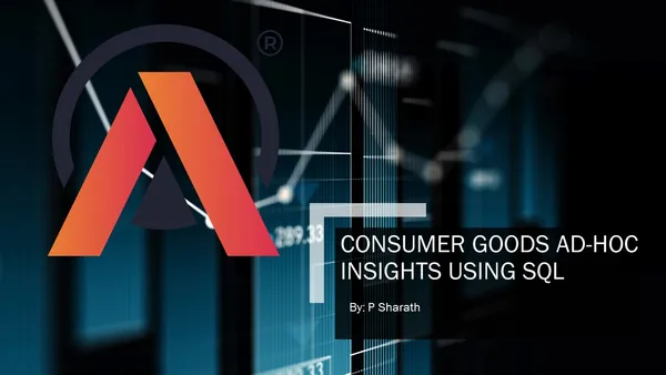 Consumer Goods Ad-hoc Insights