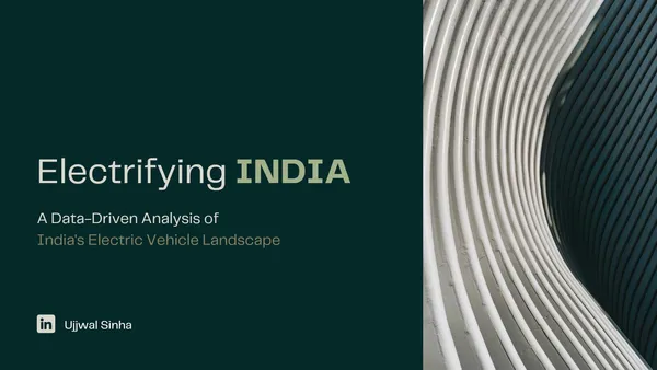 Data-Driven Analysis of  India's Electric Vehicle Landscape