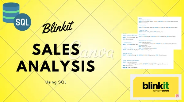 Blinkit Sales Analysis