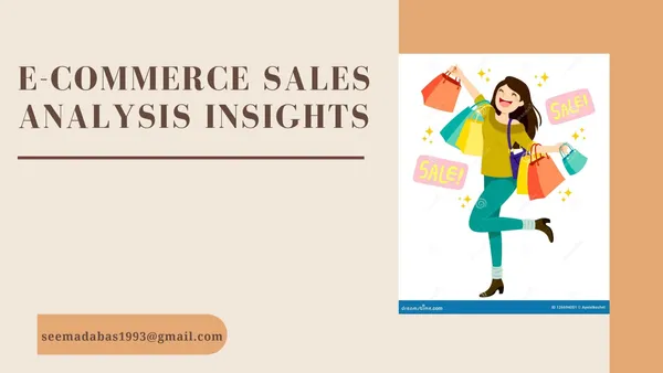 E-Commerce Sales Analysis