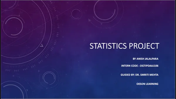 Statistics Project