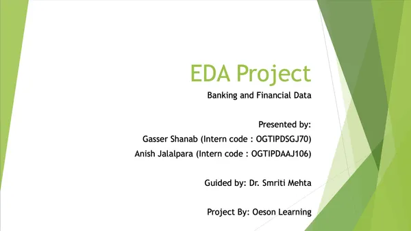 EDA Project On Banking and Finance Data