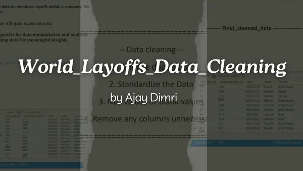World Layoffs - Data Cleaning