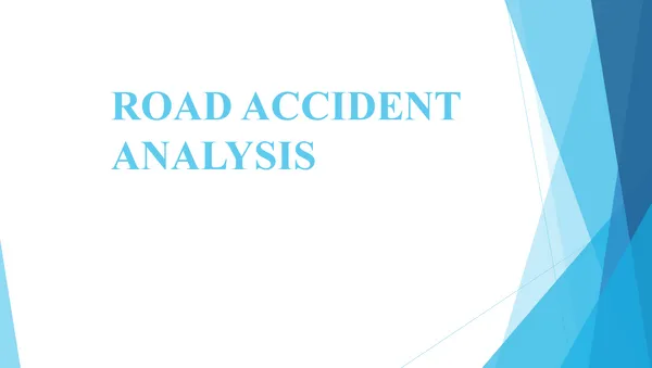 Road Accident Analysis