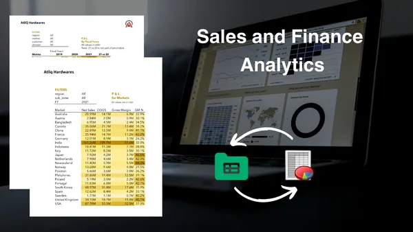 P & L Report Using Excel