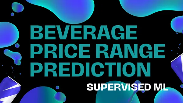 Beverage Price Range Prediction