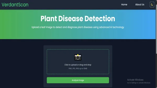 VerdantScan – AI-Powered Leaf Disease Detection System
