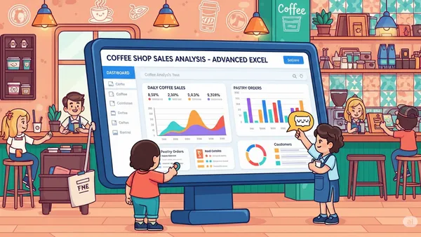Coffee Shop Sales Analysis – Interactive Excel Dashboard