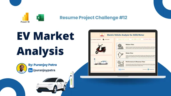 Electric Vehicle (EV) Market Analysis | Resume Project Challenge #12