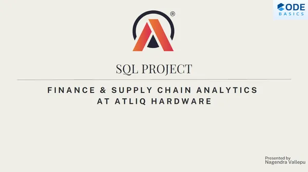 Finance and Supply Chain Analytics at AtliQ Hardware