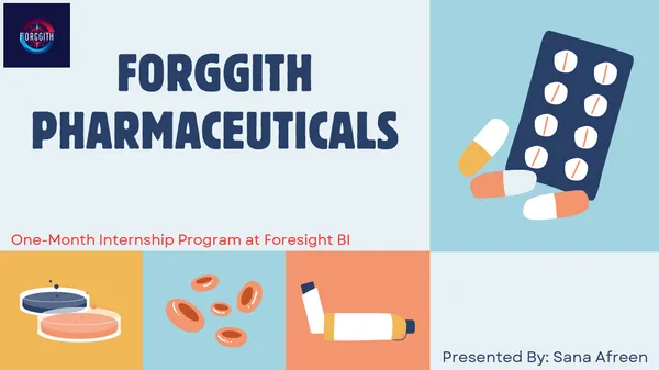 Forggith Pharmaceuticals Analytical Report