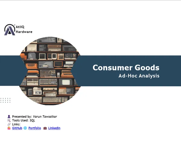 Portfolio - Varun Tawsalkar | Codebasics
