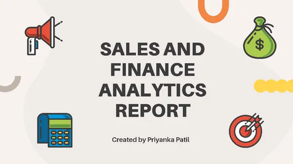 Sales and Finance Analytics Report