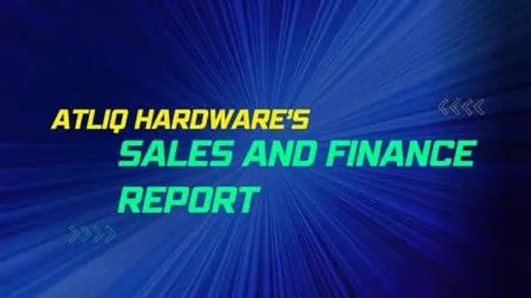 Sales and Finance Analytics