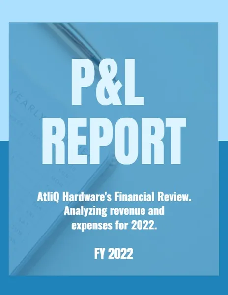 P & L  Report for Atliq Hardware FY 2022