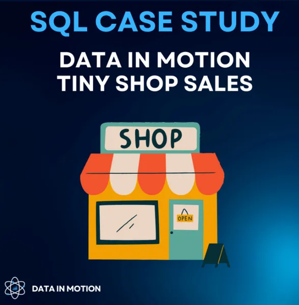 SQL Case Study: Tiny Shop Sales Overview