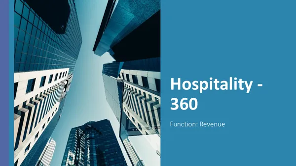 Provide Insights to Revenue Team in Hospitality Domain