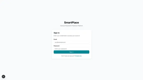 Machine Learning Placement Prediction & Management System