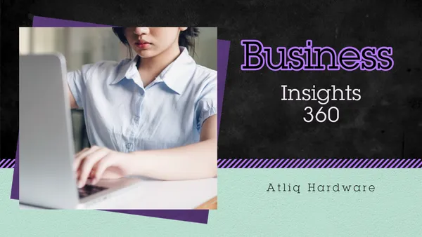 Business Insights 360 Dashboard for Finance, Sales, Marketing and Supply Chain
