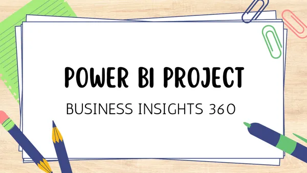 Business Insights 360 Dashboards for Finance, sales , marketing and supply chain